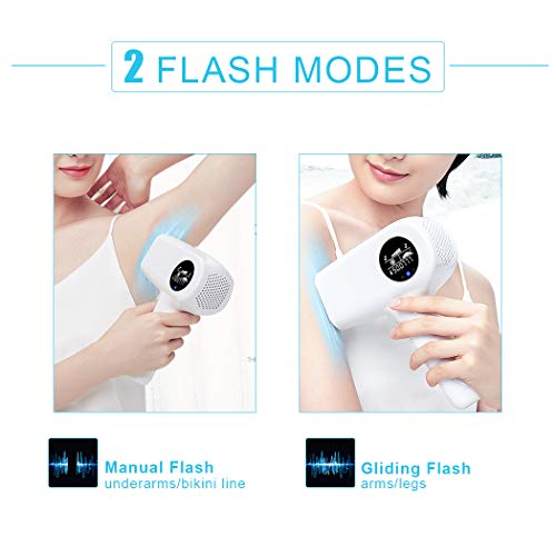 Permanent Hair Removal,ABsuperIPL Hair Removal System, 50,000 Flashes Face Facial & Body Hair Removal Device Painless Permanent Hair (PF1) - Thumbnail 5