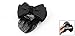 uxcell Women Dot Dec Black Bowknot Snood Net French Professional Hair Clip