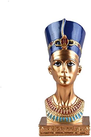 MUROER Exotic Glamorous Ancient Egyptian Pharaoh Queen Sculpture Resin Statue Home Furnishing Decor