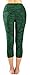 Sugar Pocket Women’s Capris Tights Workout Running Leggings Yoga Pants XL(Blackish Green)thumb 3