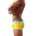 Voberry Sexy Underwear Men's Boxer Briefs Shorts Bulge Pouch Soft Underpants (M, Yellow)