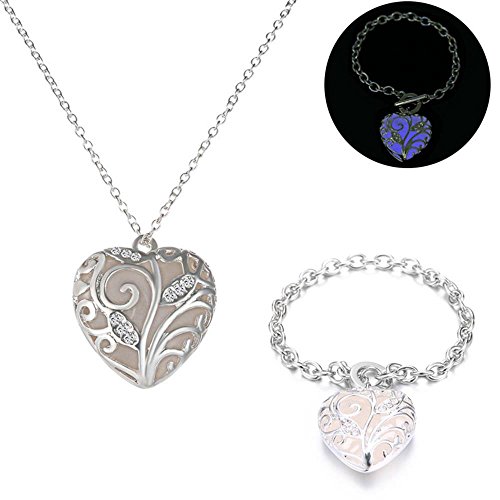 Rinhoo steampunk magical fairy glow in the dark heart c…