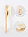 Natural Boar Bristle Body Brush and Soft Wool and Boar Bristle Face Brush Set for Wet/Dry Bath Brushing Shower, Washing, Excellent for Skin Exfoliating, Cellulite Treatment and Lymphatic Massage.