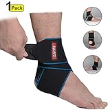 ZAMAT Non-Slip Ankle Brace for Women & Men, Durable Ankle Support, Adjustable Compression, One Size Fits All, for Sprained Ankle, Volleyball, Running, Basketball, Sports Protect