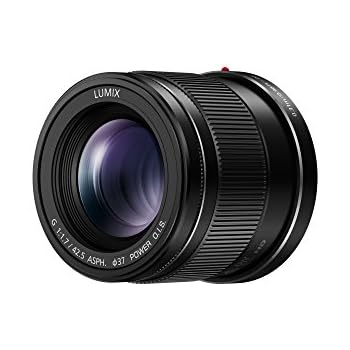 PANASONIC LUMIX G LENS, 42.5MM, F1.7 ASPH., MIRRORLESS MICRO FOUR THIRDS, POWER OPTICAL I.S., H-HS43K (USA BLACK)