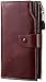 Travelambo Womens RFID Blocking Large Capacity Luxury Waxed Genuine Leather Clutch Wallet Multi Card Organizer (coffee)