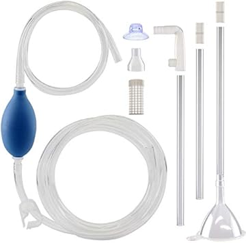 Amazon G Mandara 豪華セット 水槽清掃ポンプ 手動 水交換ポンプ 水槽底砂用クリーナー 水替えポンプ 自由に組み立て 手動クリーナー フィルター 砂利掃除 魚糞清掃 水族館掃除 アクアリウム用 G Mandara 水交換用具 通販
