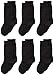Jefferies Socks Baby-Girls Infant Seamless Cotton Knee High 6 Pair Pack