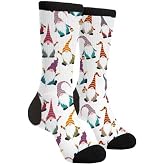 Sigouyinei Crew Socks, Athletic Cushioned Sports Socks Thick Towel Bottom | Cute Soft Knitted Socks Comfortable Fit For Everyday Wear, Gym And Outdoor Use