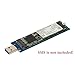 SHINESTAR M.2 SSD to USB, M2 to USB 3.0 Adapter ( No Cable Needed), NGFF SATA Based Key B Solid State Drive Converter Work as Portable Flash Drive / External Hard Drive, Support 2230 2242 2260 2280