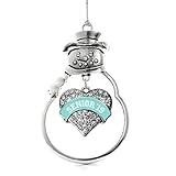 Inspired Silver - Teal Senior 2019 Charm Ornament