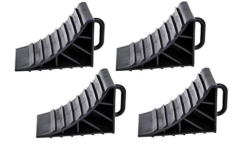 APT 4 x Trailer Brake Chock with Handle for Motorhome Car