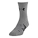 Under Armour Men's Undeniable Mid Crew Socks, Steel/Black, Large