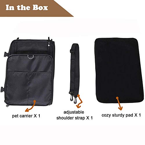 Airline Approved Pet Travel CarrierSoft Sided Cat Carrier Portable