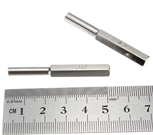 GCA Security Screwdriver Bitï¼ŒSteel Set of 3.8mm & 4.5mm Screwdriver Security Game Bits for Nintendo NES, SNES, N64, GameBoy, and GameCube