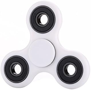 Hanputai Fidget Spinner Toy with High Speed and Silent Hand Spinner Perfect for ADD ADHD Anxiety and Autism Adult Children(White)