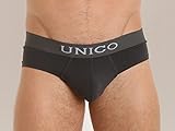 Mundo Unico Men's Brief Asfalto - Grey -12000501-96
