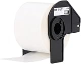 Brother DK-11234 Label Roll Name Badge Black on White 260 Labels 86x60 mm view 2