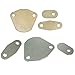 Machter EGR Block Off Plates with Gaskets Fit For 93-97 LT1 Camaro Z28 Firebird Corvette C4 Chevrolet Stainless