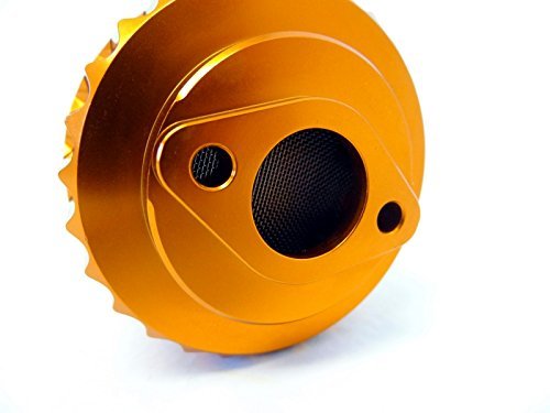 King Motor CNC Orange Aluminum Air Filter Kit Fits HPI, KIng Motor and Rovan Baja Buggies and Trucks, and most 23cc to 30.5cc 1/5 scale vehicle engines - Thumbnail 4