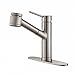 Kraus KPF-2610SS Modern Mateo Single Lever Pull Out Kitchen Faucet, Stainless Steel