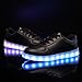 CIOR Mens Womens Boys Girls 11 Colors Led Sneakers Light Up Flashing Shoes for Halloween,101A,01,38