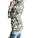 THANTH Women’s Camouflage Print Long Sleeve Pullover Hooded Sweatshirt with Pockets M