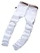 NITAGUT Men's Slim Fit Stretch Destroyed Ripped Skinny Denim Jeans WHITE-US 36