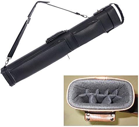 Thegood88 3 X 5 Hard Pool Cue - Billiard Stick Carrying Case Black 1/2 TG0515
