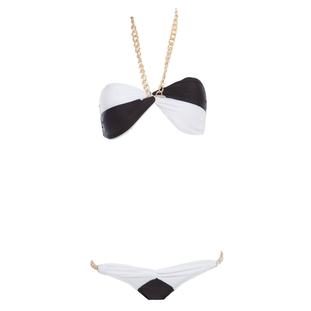 zorbes women sexy push up padded bikini set tops bottom beach swimwear