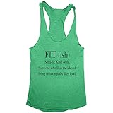 Trunk Candy Fit-ish Dictionary Term Women's Tri-Blend Racerback Tank