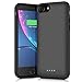 Battery Case for iPhone 8/7,6000mAh Rechargeable Charging Case Portable External Battery Pack for Apple iPhone 7/8 Protective Charger Case Backup Power Bank(4.7 Inch) (Black)