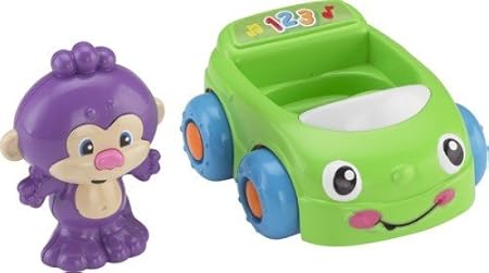 Fisher-Price BGB89 - Lernspaß - Äffchen mit Lernspaß Auto - mit Zähllied