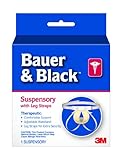 3M Bauer and Black 0-2 Suspensory with Leg Strap, Large