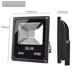 GLW 20W RGB LED Flood Lights Color Changing