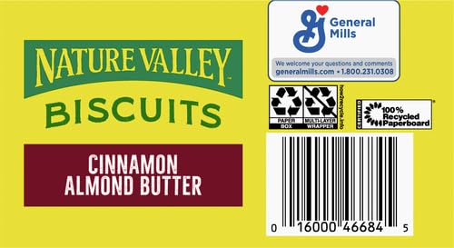 NATURE VALLEY BISCUIT SANDWICHES, ALMOND BUTTER, 5 CT, 6.75 OZ