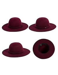 Jeff & Aimy - Gorro de invierno de fieltro de lana, diseño de iglesia Derby