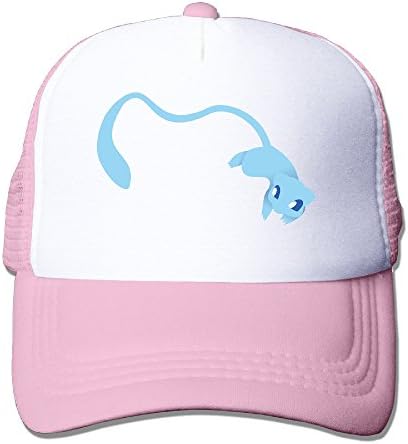 Pokemon Go Cool Cute Shiny Mew Snapback Trucker Mesh Unisex One Size Fits Most Hats Caps Pink