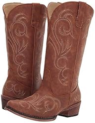 Roper Womens Riley Boot, Tan, 6