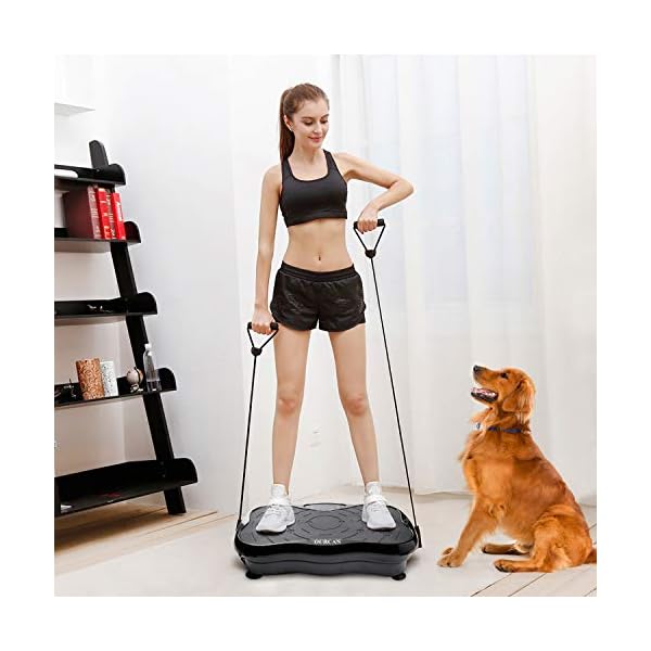 OURCAN-Vibration-Power-PlatesExercise-Equipment-For-Home-UseFull-Body-Ultra-Slim-Exercise-Vibration-Platform-180-Levels-Of-IntensityResistance-Bands-With-Handle-AddedWeight-Loss-Body-Toning OURCAN Vibration Power Plates,Exercise Equipment For Home Use,Full Body Ultra Slim Exercise Vibration Platform 180…