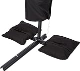 Saddlebag Style Sand Weight Bags for Anchoring Patio Umbrellas by Trademark Innovations (Set of 2)