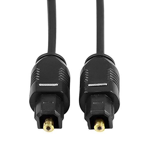 Theo&Cleo 2Pk 3' Digital Optical Toslink Cable Lightpipe for ADAT