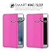 MoKo iPad Mini 4 Case - Slim Lightweight Smart Shell Stand Cover Case With Auto Wake / Sleep for Apple iPad Mini 4 (2015 edition) 7.9 inch iOS Tablet, MAGENTA