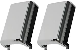 2-Pack Chrome Plastic Truck Door Pull Strap Covers Compatible with GMC C10 C20 C30 K10 K20 K30 Blazer Jimmy 1981-1991 Models 