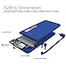 Tzumi PocketJuice Endurance AC - Mini Portable Smart Device Battery Pack Charger - 4,000 mAh High-Speed Single USB Port - Works with All iPhone and Android Devices & Includes Micro USB Cable - Blue