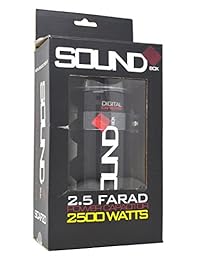 SoundBox 2.5 Farad   Condensador digital 2500 vatios