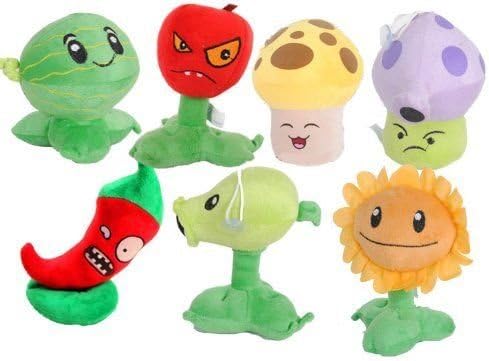 Gooband® Plants VS Zombies Plush Toys with Sucker on The Bottom Doll Set 7pcs/lot 15cm