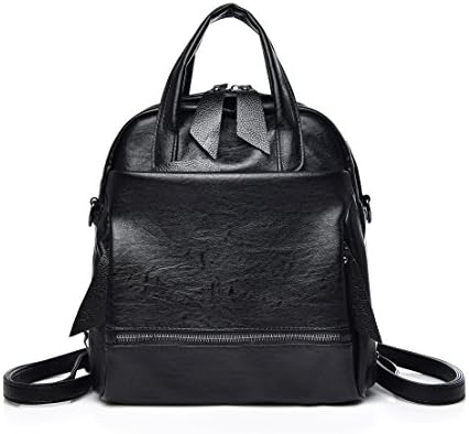 Women Fashion Mini Backpack Purse And Handbags For Girls Teen School Shoulder Bag (Black)