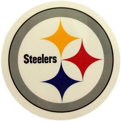 Forever Collectibles 6 in. NFL Pittsburgh Steelers Team Logo Magnet