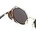eshion Retro Vintage Fashion Round Arrow Style Metal Frame Sunglasses Eyewear